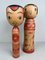 Vintage Kokeshi Nakanosowa and Zao Family, 1960s, Set of 2 2