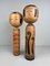 Vintage Kokeshi Figuren, 1960er, 2er Set 9