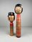 Statuette Kokeshi vintage, anni '60, set di 2, Immagine 2