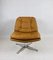 Camel Brown Natural Leather Swivel Chair, Denmark 11