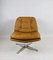 Camel Brown Natural Leather Swivel Chair, Denmark, Image 11