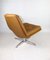 Camel Brown Natural Leather Swivel Chair, Denmark, Image 10