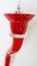 Rote Wandlampe aus Muranoglas von Giuseppe Righetto für Artemide, Italien, 1990er 8