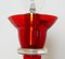 Red Murano Glass Wall Lamp by Giuseppe Righetto for Artemide, Italy, 1990s 11