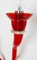 Lámpara de pared de cristal de Murano rojo de Giuseppe Righetto para Artemide, Italy, años 90, Imagen 10