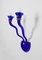 Blue Murano Glass Wall Lamp by Giuseppe Righetto for Artemide, Italy, 1990s, Image 3