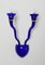 Blue Murano Glass Wall Lamp by Giuseppe Righetto for Artemide, Italy, 1990s, Image 1