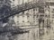 Emanuele Brugnoli, El nuevo puente de la Academia, años 20, grabado, Imagen 3