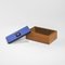 Wooden Box and Blue Glass Lid by Pietro Chiesa for Fontana Arte, 1940s 3