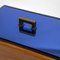 Wooden Box and Blue Glass Lid by Pietro Chiesa for Fontana Arte, 1940s, Image 4