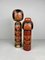 Vintage Kokeshi Figurines, 1960s, Set of 2 6