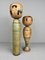 Vintage Kokeshi Rattle Figurines, 1960s, Set of 2 5