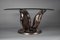 Table Basse Pingouin Sculpturale en Bronze par Joseph Guiseppe Daste, 1920s 1