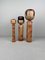 Vintage Kokeshi Rasselfiguren, 1960er, 3er Set 5