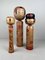 Vintage Kokeshi Rasselfiguren, 1960er, 3er Set 2