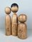 Figurines Kokeshi Kijiyama Vintage, 1960s, Set de 3 4