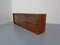 Danish Wall Sideboard with Glass Sliding Doors from Dyrlund, 1980s, Image 3