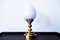 Lampada da tavolo Art Nouveau in ottone, Immagine 3
