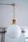 Large Art Nouveau Ceiling Lamps in Style of Josef Hoffmann, Set of 2 3