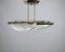 Suspension Lamp in Curved Glass Bars by Antonio Da Piedade, 1970s, Image 1