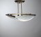 Suspension Lamp in Curved Glass Bars by Antonio Da Piedade, 1970s 2