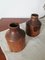 Botellas o jarrones alpinos vintage de fresno torneado, años 60. Juego de 2, Imagen 4