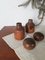 Botellas o jarrones alpinos vintage de fresno torneado, años 60. Juego de 2, Imagen 9