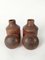 Vintage Alpine Bottles or Vases in Turned Ash Wood, 1960s, Set of 2 19