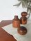 Botellas o jarrones alpinos vintage de fresno torneado, años 60. Juego de 2, Imagen 8