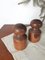 Botellas o jarrones alpinos vintage de fresno torneado, años 60. Juego de 2, Imagen 6
