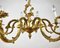 Bronze Chandelier with Cherub Figurine for 8 Light Points, France, 1950s, Image 7