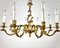 Bronze Chandelier with Cherub Figurine for 8 Light Points, France, 1950s, Image 2
