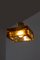 Lampada a sospensione in vetro di Murano ambrato di Archimede Seguso per Seguso, anni '50, Immagine 7