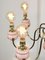 Large Mid-Century Chandelier in Brass and Glass 9