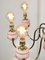 Large Mid-Century Chandelier in Brass and Glass, Image 9