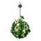 Vintage Green Murano Flower Light Pendant , 1960s 2