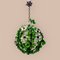 Lampe à Suspension Florale Vintage en Verre de Murano, 1960s 3