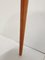 French Tripode Floor Lamp in Varnished Wood and Brass, 1950, Image 9