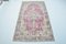 Fuchia Color Distressed Area Rug, Image 2