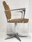 Pivoting Armchairs in Leather and Aluminum, 1970, Set of 2 2