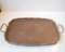 Large Art Deco Copper & Brass Serving Tray, 1930s, Image 7