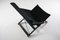 Folding Wooden and Canvas Living Room Armchair attributed to Tord Bjorklund for Ikea, 1990s, Image 3