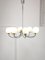 Vintage Chandelier in Chrome and Opaline, 1970s 10