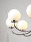 Vintage Chandelier in Chrome and Opaline, 1970s, Image 3