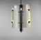 Mid-Century Italian Space Age Chrome and White Lacquered Metal Pendant Light, 1970s 6