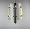 Mid-Century Italian Space Age Chrome and White Lacquered Metal Pendant Light, 1970s, Image 6