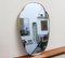 Italian Vintage Wall Mirror with Brass Frame, 1950s 2