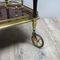 Wood & Brass Serving Trolley, 1970s, Immagine 12