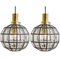 Iron and Clear Glass Ceiling Lights attributed to Limburg, 1960s, Image 10
