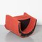 Red Office Tub Armchair, 1990s, Image 7